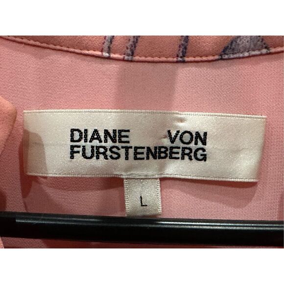 Diane Von Furstenberg Link dress size L in Pink Poppy maxi dress Revolve - Picture 8 of 9